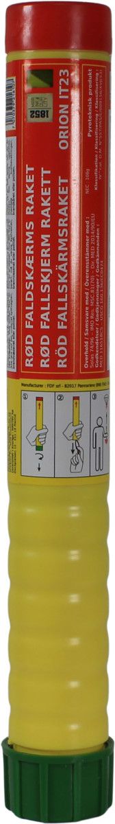 Nødrakett m/fallskjerm 